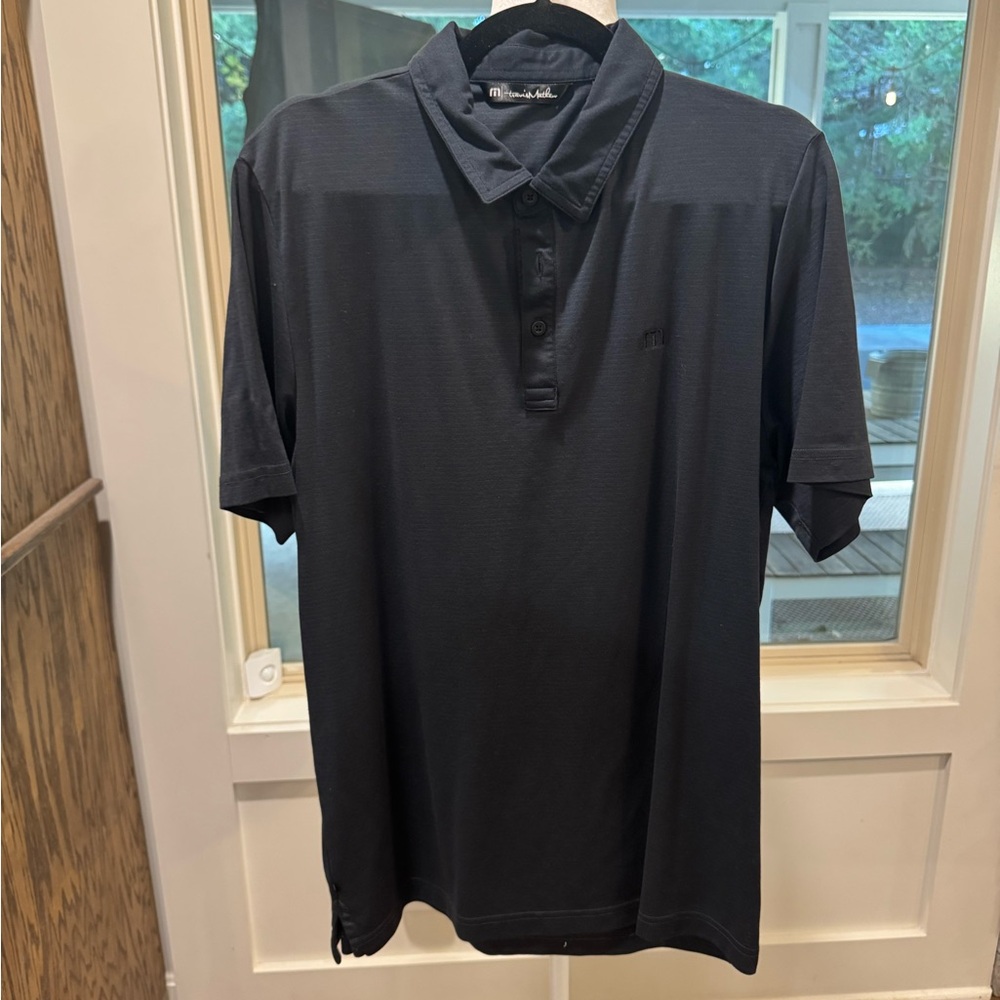 Travis Mathew Navy Polo Shirt Size L